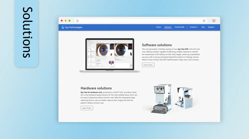 Eye Tech Lk Website Solutions